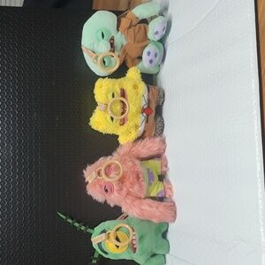 Fuggler x  Spongebob Squarepants Lot Of 4 Keychains by ZURU